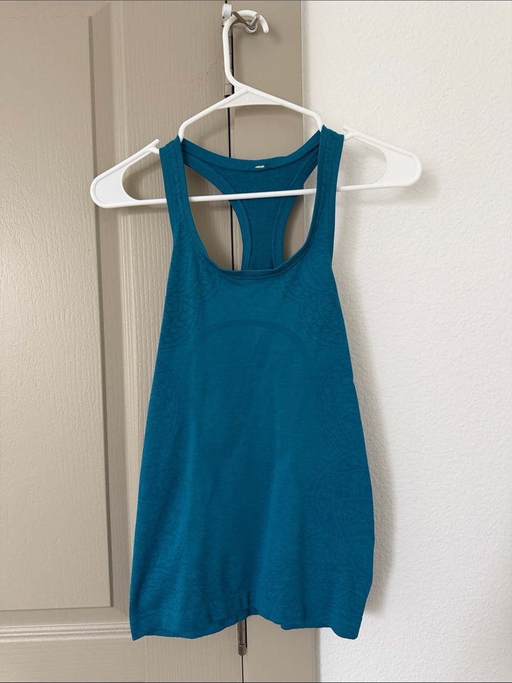 lululemon athletica Teal Racerback Tank Top